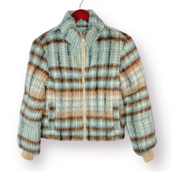 Anthropologie Plaid Wool Blend Jacket NWT - Picture 4 of 9